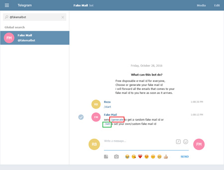 چک کردن ایمیل با تلگرام ,  ربات تلگرام