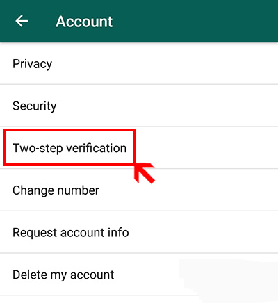 افزایش امنیت واتس‌اپ, تایید دو مرحله‌ای در واتس آپ