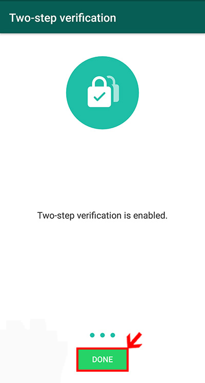 افزایش امنیت واتس‌اپ, تایید دو مرحله‌ای در واتس آپ